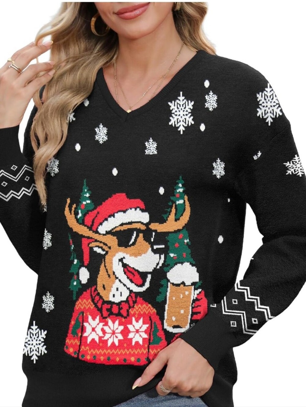 JOUICA BNWT Viscose Blend Soft Knit Xmas Sweater - Women's XL
